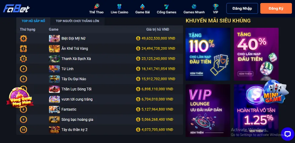 Hoàn trả hàng tuần 333vin win